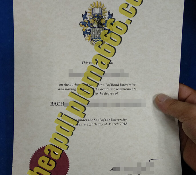 Bond University fake diploma