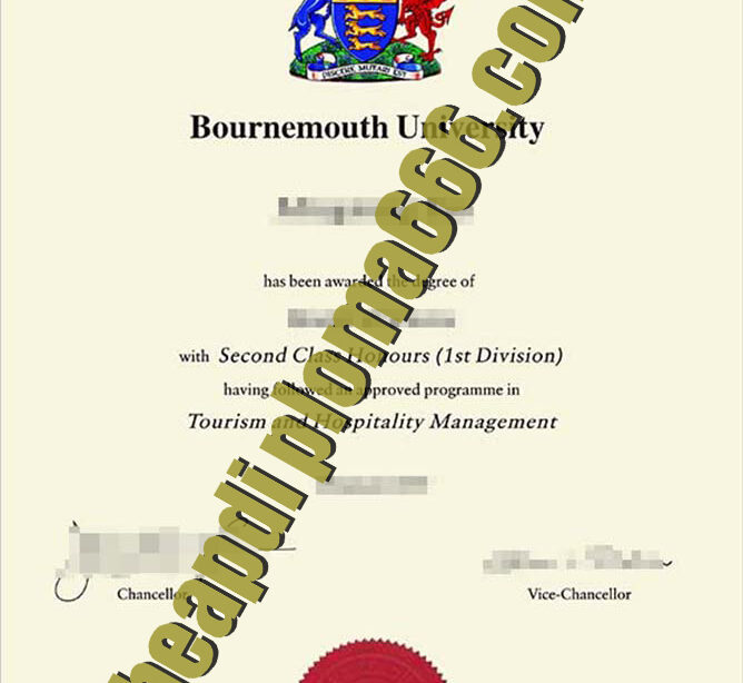 fake Bournemouth University degree certificate