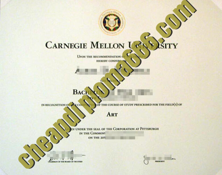 buy Carnegie Mellon University degree certificate