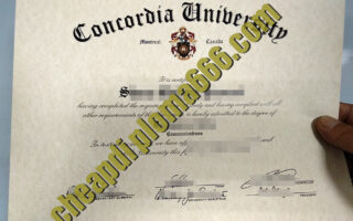 buy Concordia University degree certificate