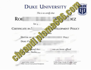 buy Duke University degree certificate