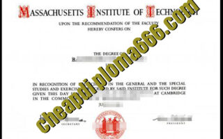 buy Massachusetts Institute of Technology degree certificate