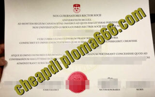 buy McGill University degree certificate