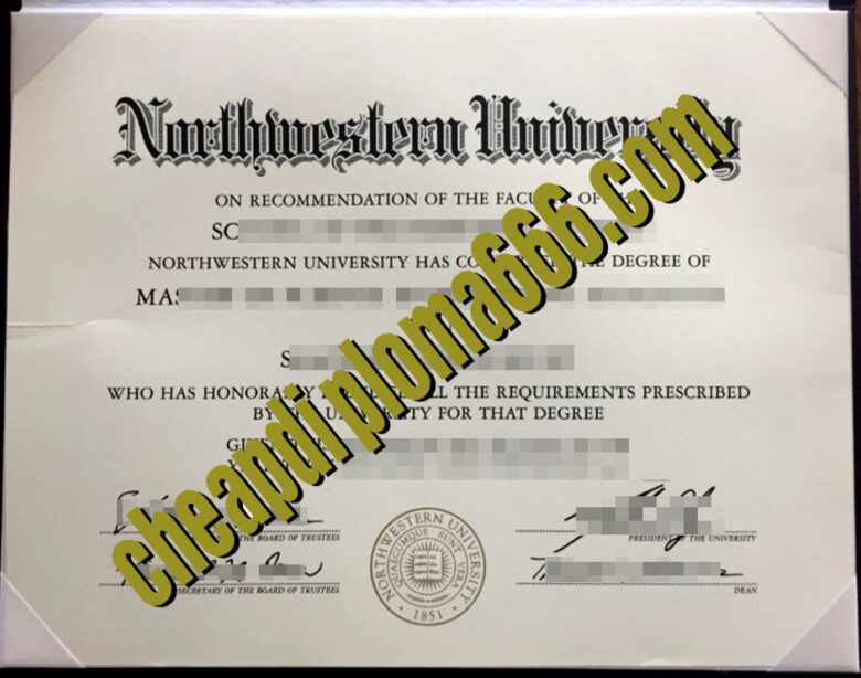 Northwestern University fake diploma