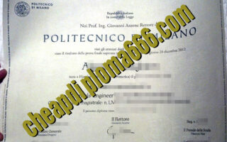 fake Politecnico di Milano diploma