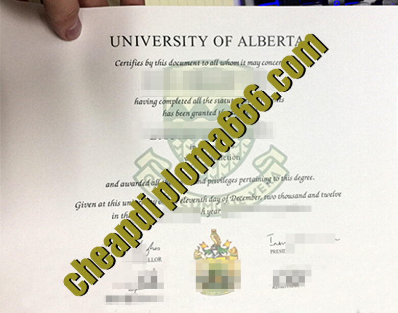 buy University of Alberta degree certificate