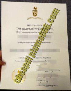 fake University of Guelph diploma