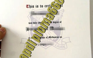 fake University of Melbourne degree certificate