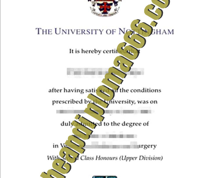 University of Nottingham degree