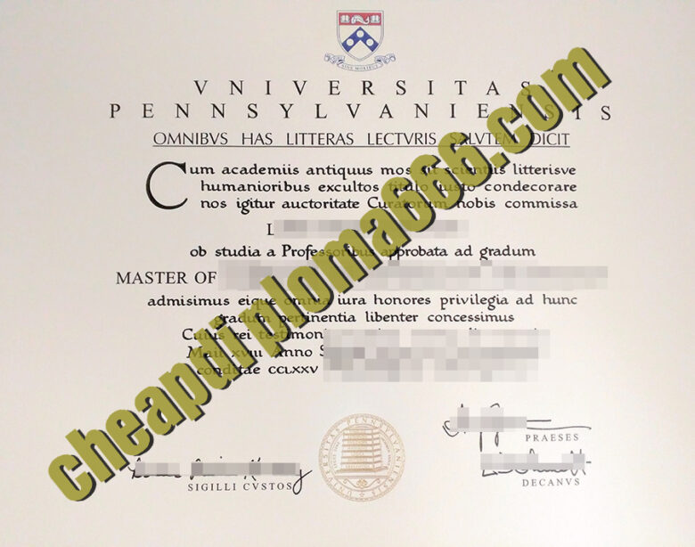 buy University of Pennsylvania degree certificate