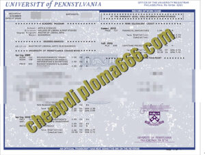 buy University of Pennsylvania transcript