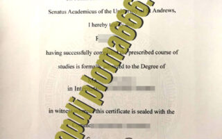 buy University of St Andrews degree certificate