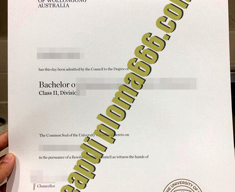 buy University of Wollongong degree certificate
