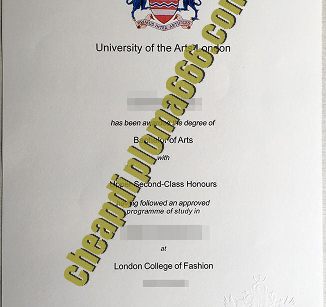 buy University of the Arts London degree certificate