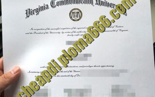 buy Virginia Commonwealth University degree certificate