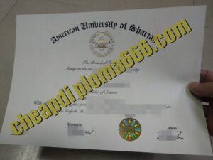 buy American University of Sharjah degree certificate