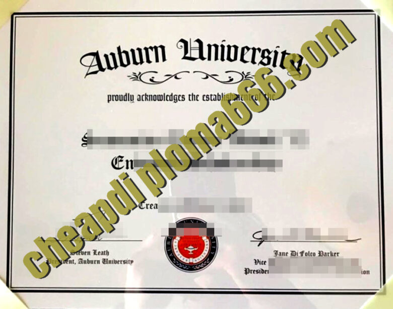 buy Auburn University degree certificate