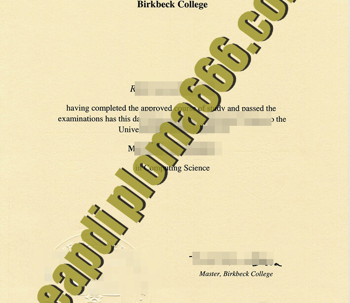 buy Birkbeck, University of London degree certificate