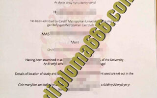 buy Cardiff Metropolitan University degree certificate