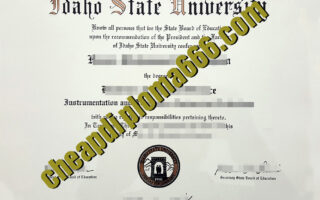 buy Idaho State University degree certificate