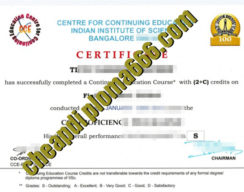 buy Indian Institute of Science degree certificate