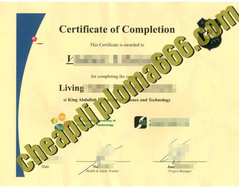 buy King Abdullah University of Science and Technology degree certificate