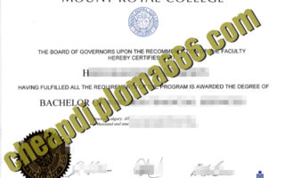 buy Mount Royal College degree certificate