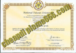 buy National Taiwan University degree certificate