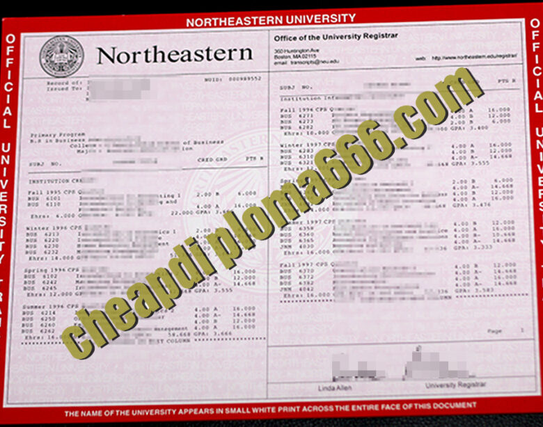 buy Northeastern University transcript