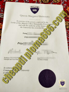 buy Queen Margaret University degree certificate