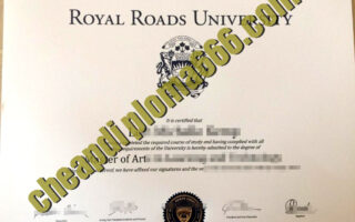 buy Royal Roads University degree certificate