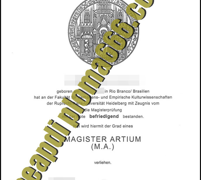 buy Heidelberg University degree certificate