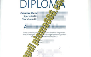 buy Stockholm University degree certificate