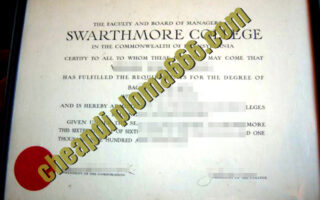 buy Swarthmore College degree certificate
