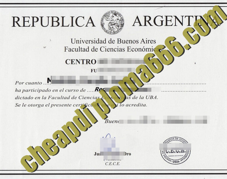 Universidad de Buenos Aires degree