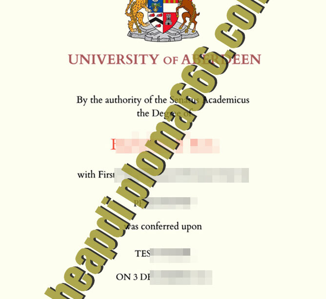buy University of Aberdeen degree certificate