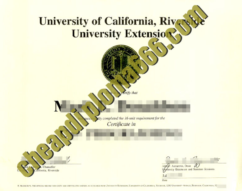 buy University of California, Riverside degree certificate