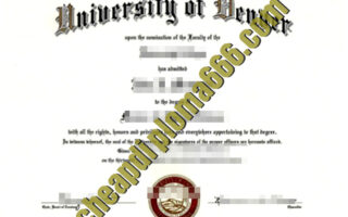 University of Denver fake degree