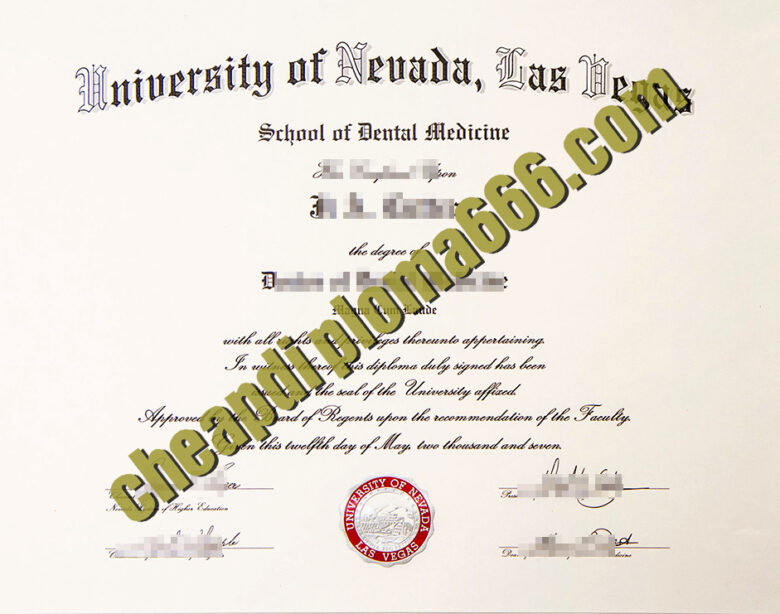 buy University of Nevada, Las Vegas degree certificate