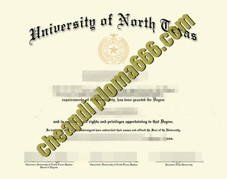 buy University of North Texas degree certificate