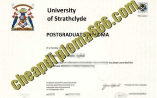 University of Strathclyde degree certificate