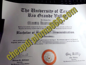 buy University of Texas Rio Grande Valley degree certificate