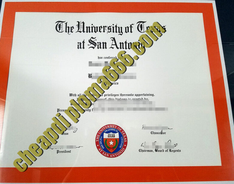 buy University of Texas at San Antonio diploma