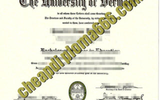 buy University of Vermont degree certificate