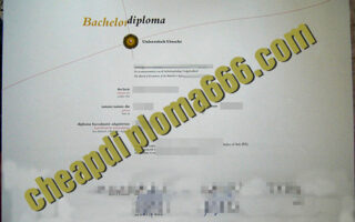 fake Utrecht University degree certificate