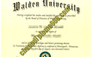 buy Walden university degree certificate