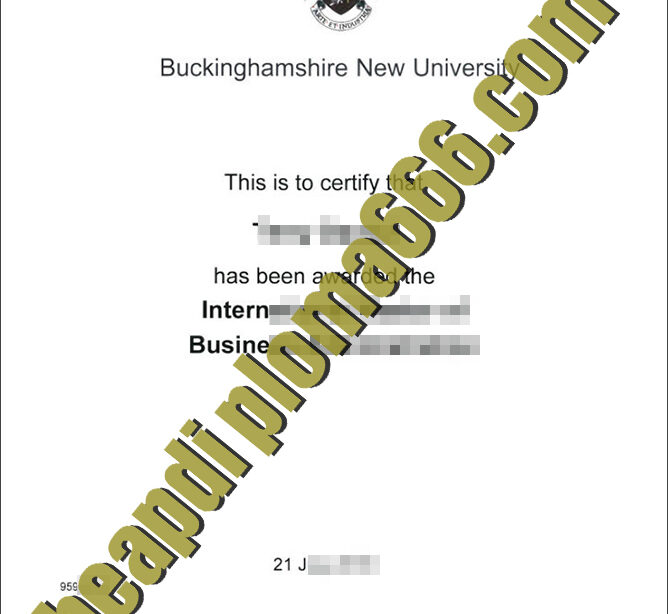 buy Buckinghamshire New University degree certificate