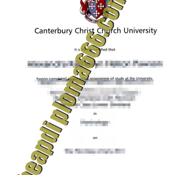 Canterbury Christ Church University fake degree