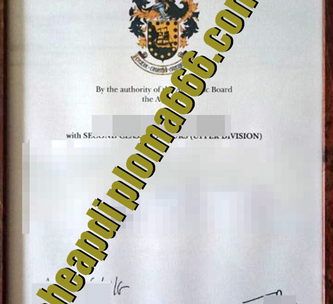 Falmouth University fake degree certificate
