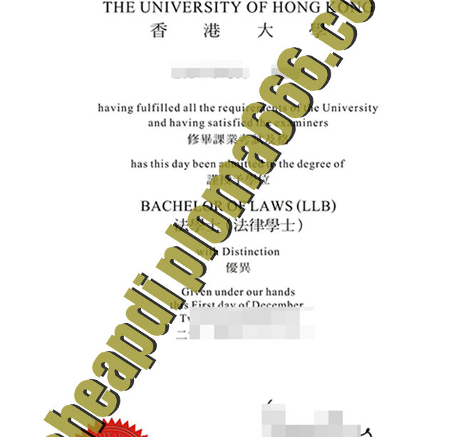 fake University of Hong Kong degree